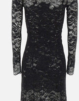 Abito in pizzo con micro borchie 25HJRO209PA0170 P001 RABANNE 
