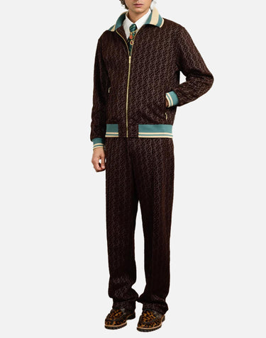 "La veste survetement Monogramme" SJ008 PL159DBN DROLE DE MONSIEUR 