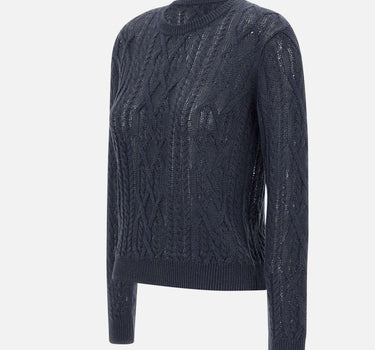 Maglia "Nocturne" in viscosa e lino O0313701 XLV THEORY 