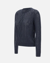 Maglia "Nocturne" in viscosa e lino O0313701 XLV THEORY 