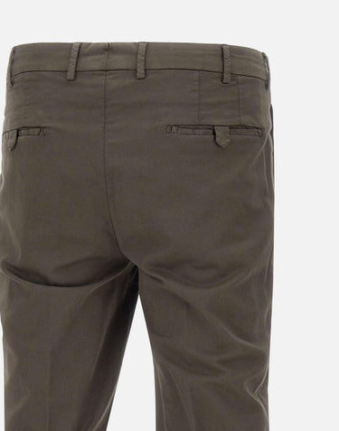 Pantaloni "DVR33" in cotone e seta DVR33R022 TC400 DEVORE 