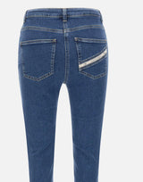 Jeans skinny con dettaglio logo PJ30I61E2 139 ELISABETTA FRANCHI 