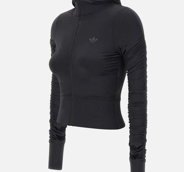 "Ruched Track Top" JW2807 BLACK ADIDAS 