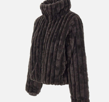 Giacca reversibile in pelliccia animal free D31352W VERY2140009 SAVE THE DUCK 