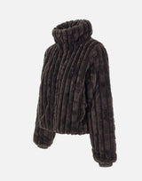 Giacca reversibile in pelliccia animal free D31352W VERY2140009 SAVE THE DUCK 