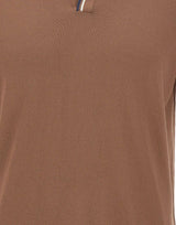 Polo in cotone con dettagli a contrasto 57132 20688168 GRAN SASSO 