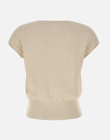 Maglia smanicata in cotone M81MAGM33 MAG0M02300 ELEVENTY 