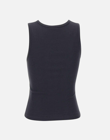 Canotta in cotone con stampa VAQ11T025 BLACK VAQUERA 