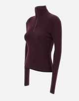 Pullover "Zipped Mockneck" 325MPU247FI0071 BURGUNDY COURREGES 