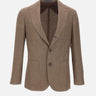 Blazer in lino, lana e seta 190504 0001 BARBA 