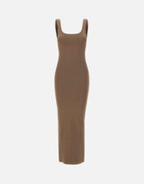 "Square Neck Knit Midi" ESSS26DR03237 0087 ENTIRE STUDIOS 