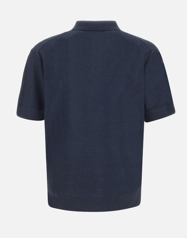 Polo traforata in cotone vintage 301223 038 KANGRA 