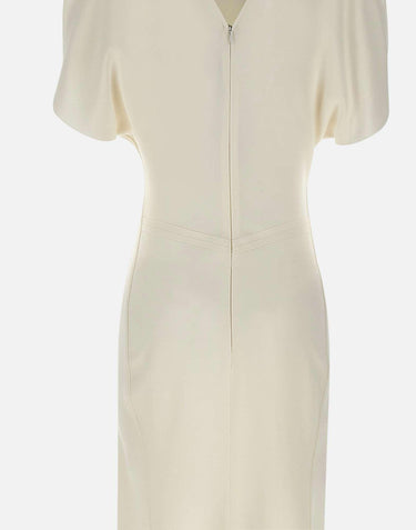 Abito midi "Bela" 1226WDR005227A IVORY VICTORIA BECKHAM 