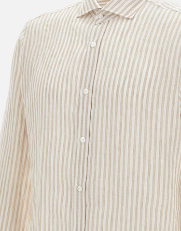 Camicia in  lino LFU02P0147066U 0001 BARBA 
