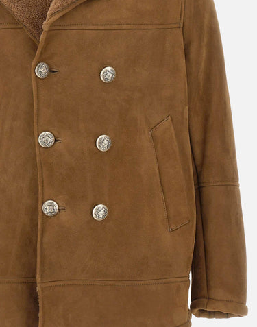Giacca in pelle "Boboli Merinillo" BOBOLI MERINILLOMARRONE VOLFAGLI 