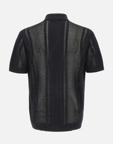 Camicia in maglia di misto seta A033F200 9000 PAOLO PECORA 
