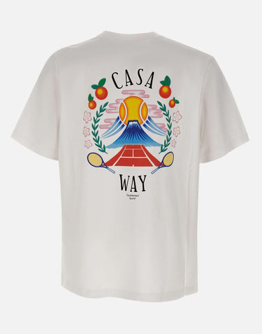 "Casa way mountain printed t-shirt" MPF25JTS001 08 CASABLANCA 