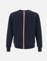 Felpa  "Crewneck Classic Loopback" in cotone MJT085A 03377415 THOM BROWNE 