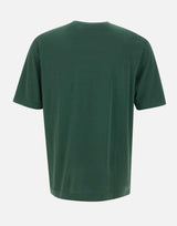 T-shirt girocollo in cotone DK17038 VERDE DIKTAT 