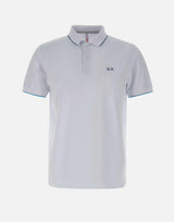 "Small stripes on collar polo" A35110 01 SUN68 