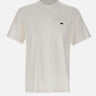 T-shirt in cotone con taschino TH2827 001 LACOSTE 