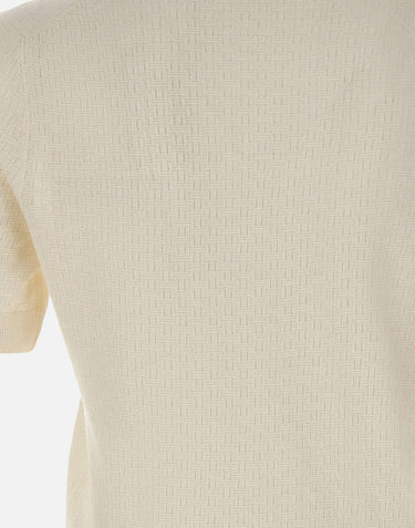 Maglia in misto lino e cotone 57169 18668001 GRAN SASSO 