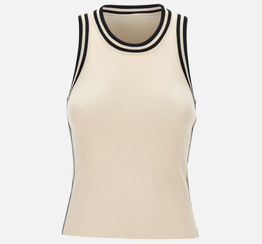 Top con profili a contrasto SP5NT012 1041 KAOS 