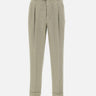 Pantaloni in misto cotone e lino COZTCLZB0CL1 SD61Y423 PT TORINO 