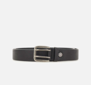 Cintura in pelle a doppio ardiglione CNK00312 PNCHNERO GIANNI CHIARINI 