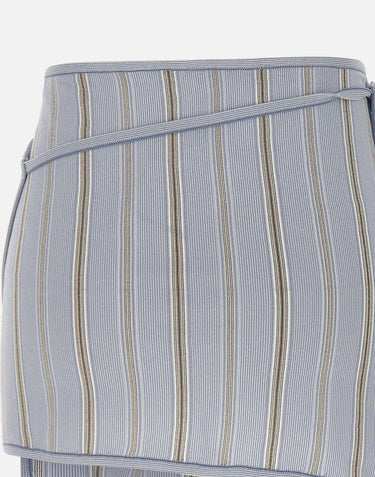 Mini gonna in rayon LW251SK23BL 0092 LOW CLASSIC 