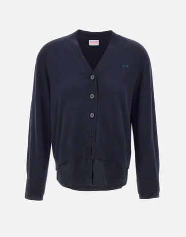 "Cardigan mixed fabrics" K45227 07 SUN68 