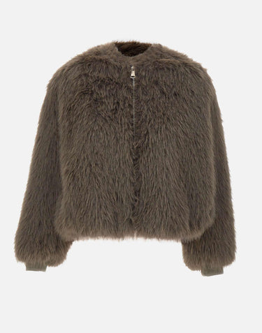 Giacca bomber effetto pelliccia RIJLE001 6025 KAOS 