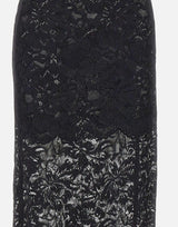 "Midi skirt in stretch lace" 24AJJU598PA0170 P001 RABANNE 