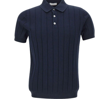 Polo in cotone a coste larghe DK17027 BLUNOTTE DIKTAT 