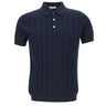 Polo in cotone a coste larghe DK17027 BLUNOTTE DIKTAT 