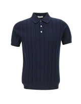 Polo in cotone a coste larghe DK17027 BLUNOTTE DIKTAT 