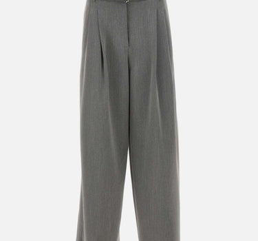 Pantaloni palazzo con cintura MF5269TS224 84006 LIU-JO 