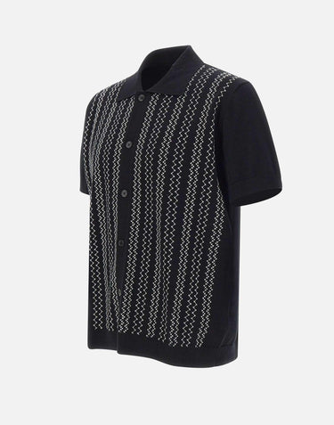Camicia in maglia di cotone A048F900 9000 PAOLO PECORA 