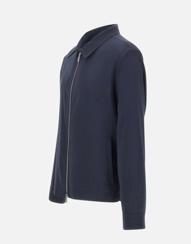Giacca sovracamicia relaxed fit in misto lana 50559295 404 BOSS 