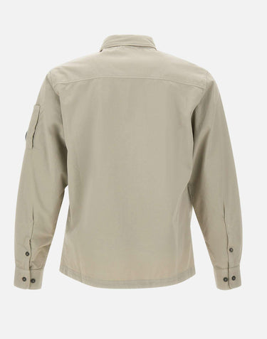 Giacca in gabardine con zip 20CMOS705A 110143G904 C.P. COMPANY