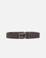 Cintura in nabuk a doppio ardiglione CNK00311 NBKMETEORITE GIANNI CHIARINI 