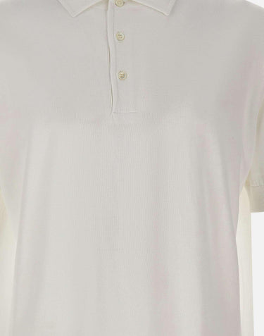 Polo in cotone crêpe PL1MCPAR CR14R001 FILIPPO DE LAURENTIIS 