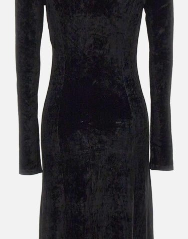 Abito lungo con arricciatura 25PJR0887VI0338 P001 RABANNE 