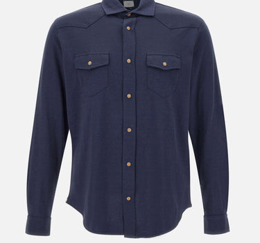 Camicia "Texas" in jersey di cotone X75CAMH01 TSH2600111N ELEVENTY 