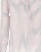 Camicia over in lino a righe 211A96158 011 POLO RALPH LAUREN 