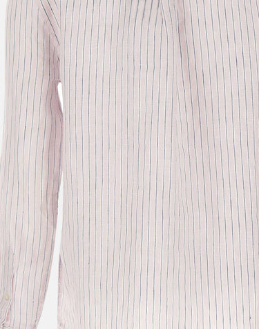 Camicia over in lino a righe 211A96158 011 POLO RALPH LAUREN 