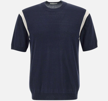 T-shirt  in seta e cotone A035 F2000001 PAOLO PECORA 