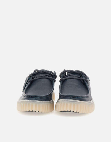 Stringata "Torhill Lo" in pelle 176216 NAVY CLARKS 