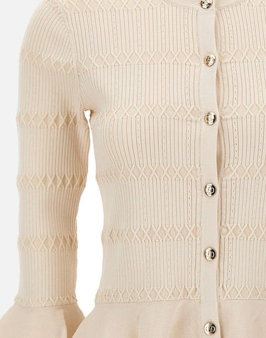 Cardigan in misto viscosa CA6103MS55N P9574 LIU-JO 