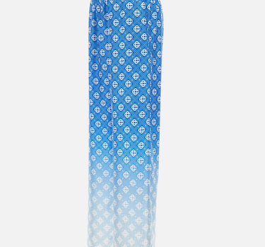 Pantaloni in seta con monogramma a rombi sfumato WSS26TR372 02 CASABLANCA 